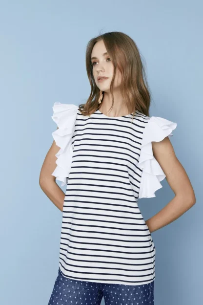 Coosy Camisas y blusas*CAMISETAS BRUNETTERAYAS