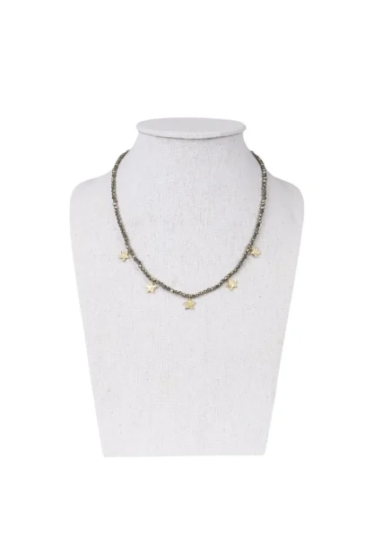 Coosy Bisutería*COLLAR STAR PIEDRASDORADO