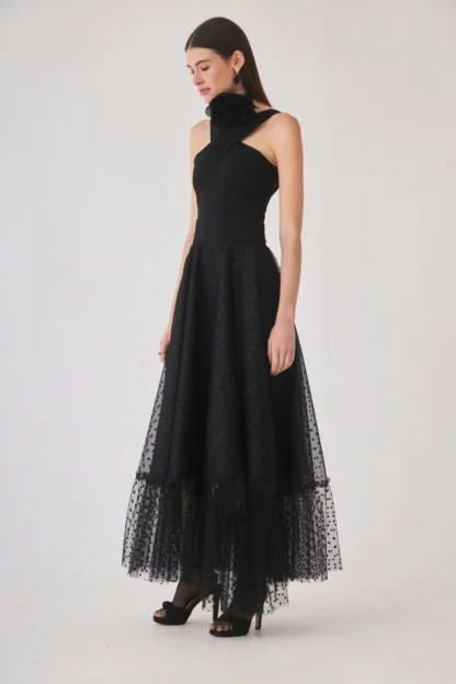 Coosy Faldas*FALDA PLUMETTI NEGRO