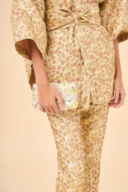 Coosy Total look*PANTALON MARIETTA DORADO