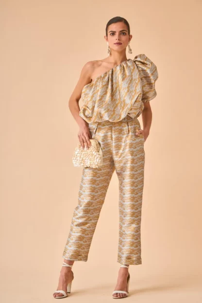 Coosy Pantalones | Total look*PANTALON SOLMETTO DORADO