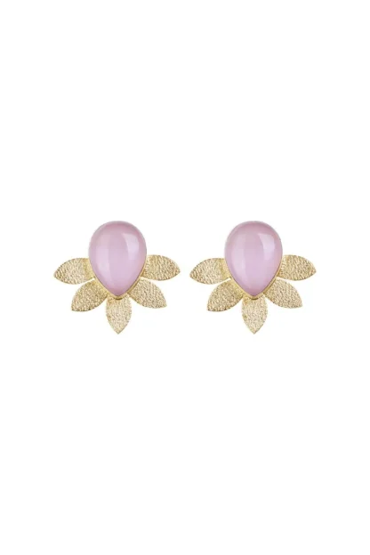 Coosy Bisutería*PENDIENTES CELESTE ROSA