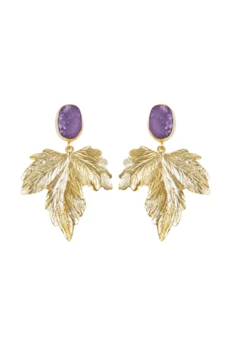 Coosy Bisutería*PENDIENTES CELIA MORADO