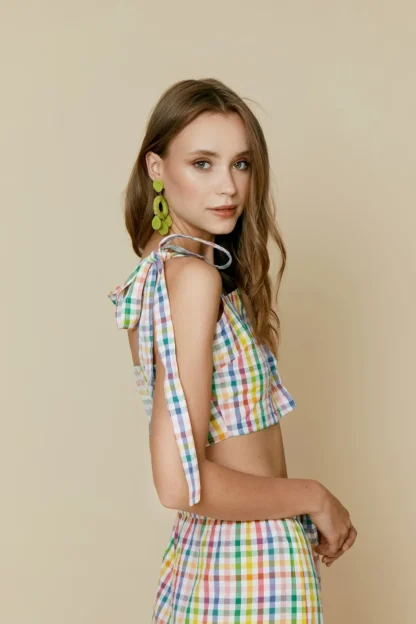 Coosy Tops*TOP CHECKMULTICOLOR
