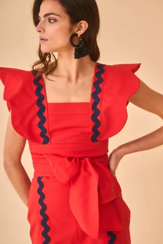 Coosy Tops | Total look*TOP CORAROJO