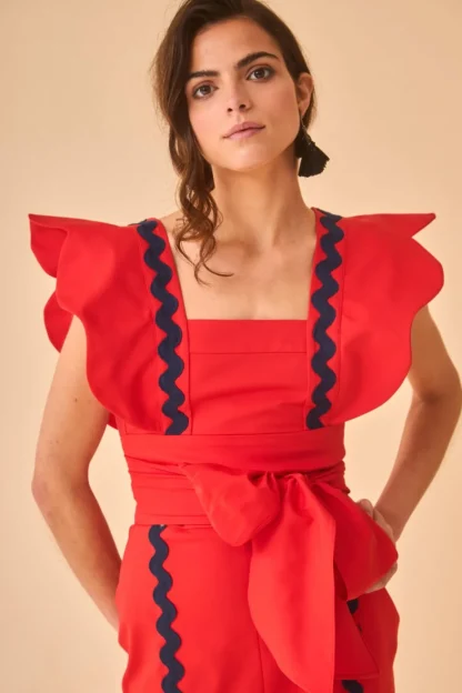 Coosy Tops | Total look*TOP CORAROJO