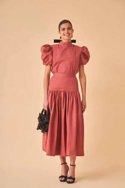 Coosy Tops | Total look*TOP FLORITA TERRACOTA