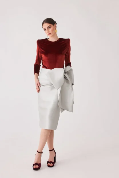 Coosy MARIA BARAZA X COOSY | Faldas*VESTIDO ADRIANA MB PLATA