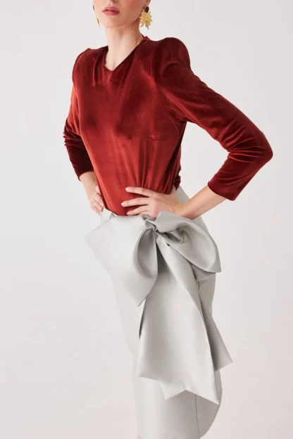 Coosy MARIA BARAZA X COOSY | Faldas*VESTIDO ADRIANA MB PLATA