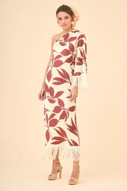 Coosy Vestidos midi*VESTIDO AMADE ESTAMPADO