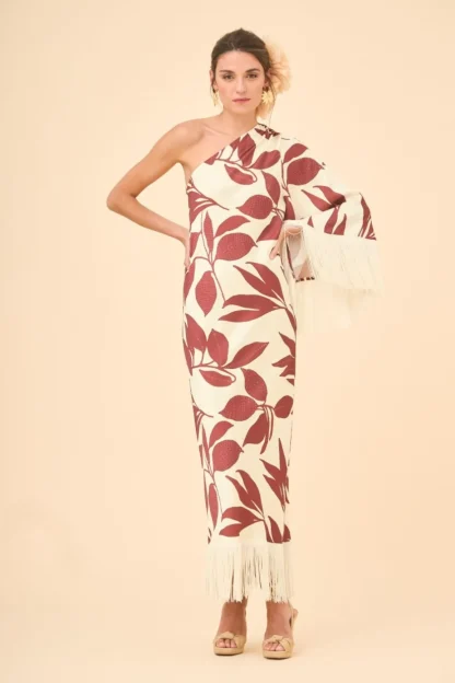 Coosy Vestidos midi*VESTIDO AMADE ESTAMPADO