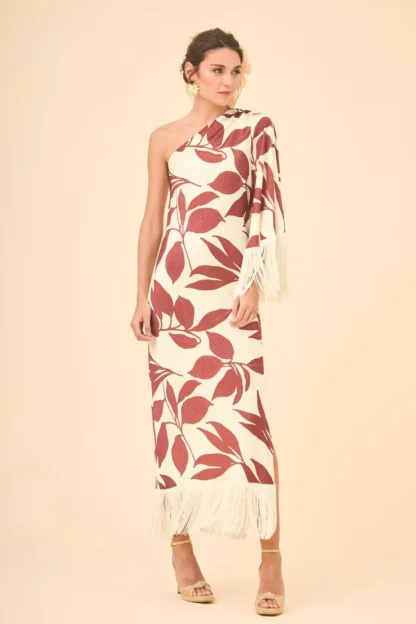 Coosy Vestidos midi*VESTIDO AMADE ESTAMPADO