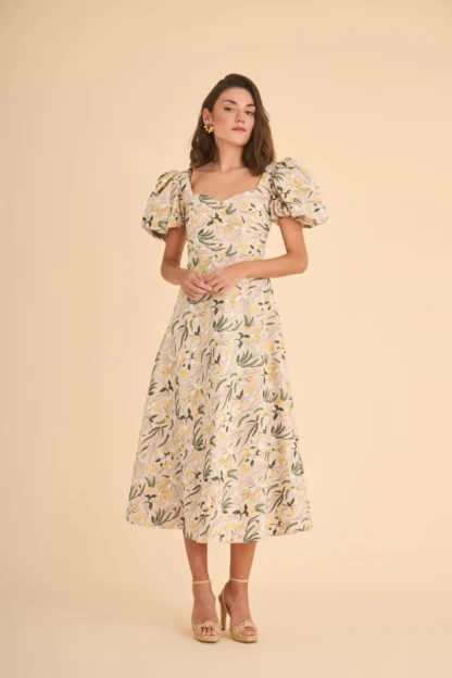 Coosy Vestidos midi*VESTIDO ANSELMOESTAMPADO