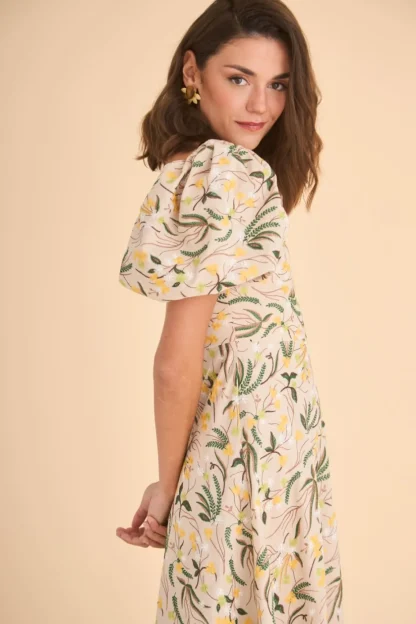 Coosy Vestidos midi*VESTIDO ANSELMOESTAMPADO