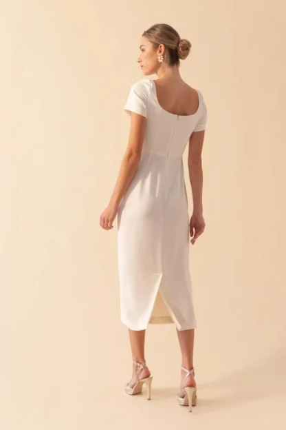 Coosy I DO | Vestidos midi*VESTIDO ANTONINABLANCO
