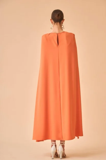 Coosy Vestidos midi*VESTIDO ANTONINANARANJA