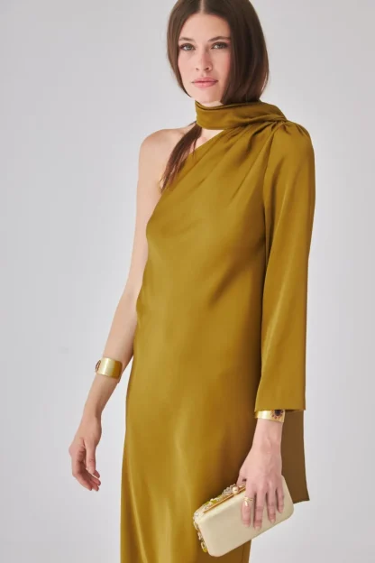 Coosy Vestidos midi*Vestido Ashan Oliva |