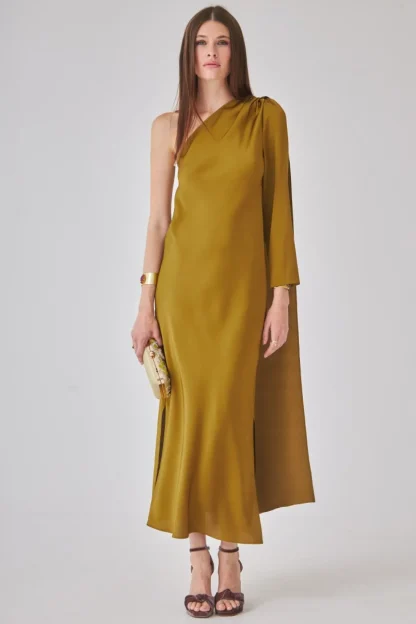 Coosy Vestidos midi*Vestido Ashan Oliva |