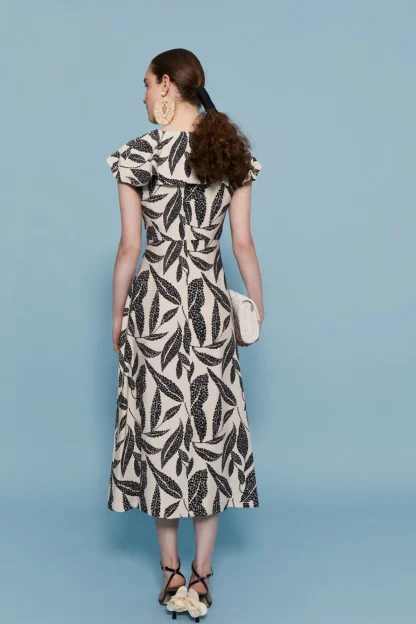 Coosy Vestidos midi*VESTIDO ATENEA ESTAMPADO