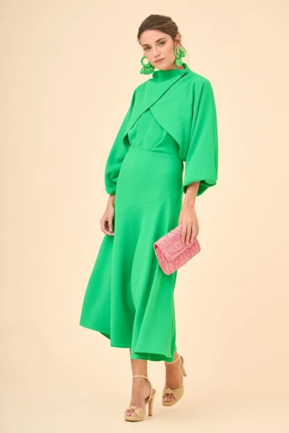 Coosy Vestidos midi*Vestido Atlas Verde |