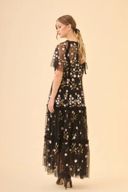 Coosy Vestidos largos*VESTIDO BARÚNEGRO