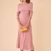 Coosy Vestidos midi*VESTIDO BERTTAROSA