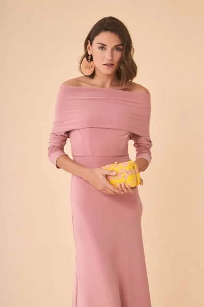 Coosy Vestidos midi*VESTIDO BERTTAROSA