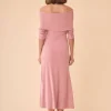 Coosy Vestidos midi*VESTIDO BERTTAROSA
