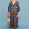 Coosy Vestidos | Vestidos midi*VESTIDO CLEVAAZUL