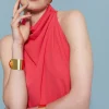 Coosy Vestidos midi*VESTIDO CRISTINA CORAL