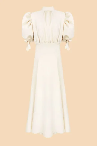 Coosy Vestidos midi*VESTIDO ELENACRUDO