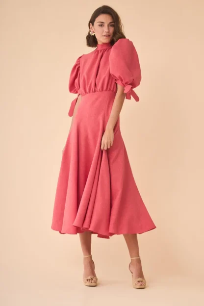 Coosy Vestidos midi*VESTIDO ELENAROSA