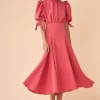 Coosy Vestidos midi*VESTIDO ELENAROSA