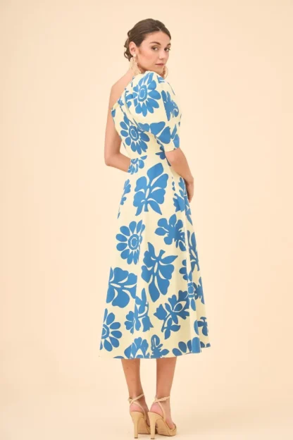 Coosy Vestidos midi*VESTIDO LEOMAESTAMPADO