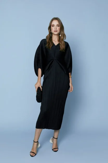 Coosy Vestidos midi*VESTIDO LEONEGRO