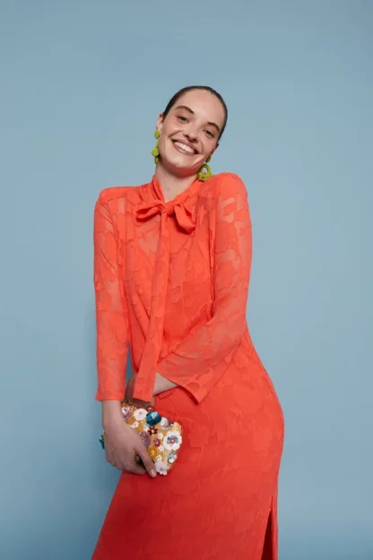 Coosy Vestidos midi*VESTIDO LIBRACORAL