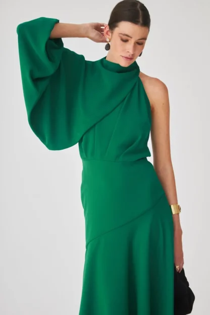 Coosy Vestidos midi*VESTIDO LUPIANA VERDE
