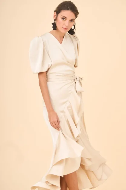 Coosy I DO | Vestidos midi*VESTIDO PLACISCRUDO