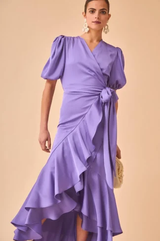 Coosy Vestidos midi*VESTIDO PLACISLILA