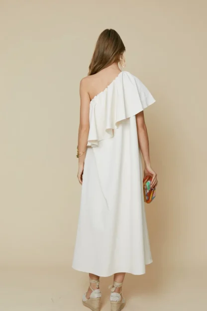 Coosy Vestidos midi*VESTIDO RAMONACRUDO