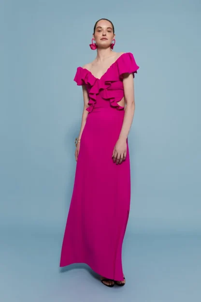 Coosy Vestidos largos*VESTIDO RIOMAGENTA