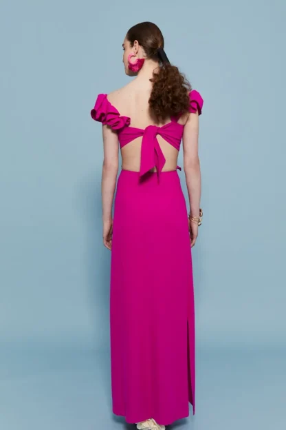 Coosy Vestidos largos*VESTIDO RIOMAGENTA