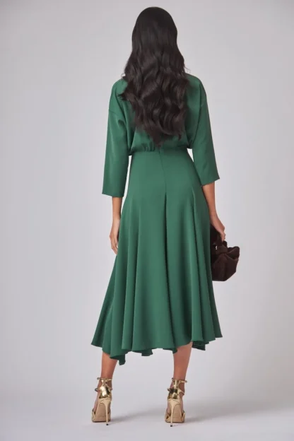 Coosy Vestidos midi*VESTIDO SANTINA VERDE